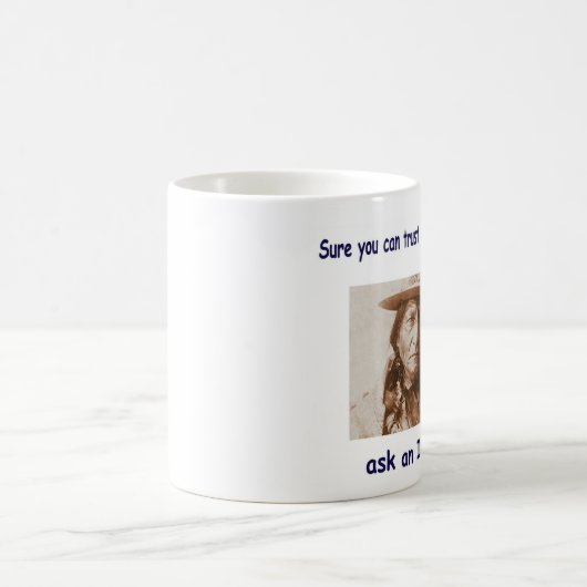 本当に政府がインディアンに尋ねることを信頼できます コーヒーマグカップ (中央)