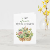 本当に最低の検疫カード カード (黄色い花)