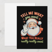 本当に欲しいものを教えて クリスマス Xmas (正面/裏面)