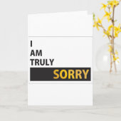 本当に残念だ カード (黄色い花)