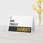 本当に残念だ カード (黄色い花)