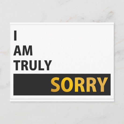 本当に残念だ ポストカード (正面)