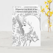 本当に消えることはなかった カード (黄色い花)