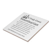 本当に獣医素晴らしである タイル (側面)