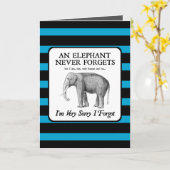 本当に申し訳ない忘れ カード (黄色い花)