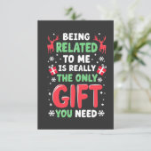 本当に私と関わることが唯一のギフトクリスマス 招待状 (スタンド正面)