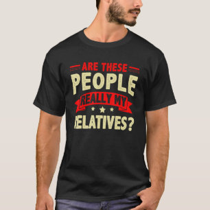 本当に私の親戚の家族レユニオ Tシャツ