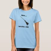 本当に私は棒のハロウィンのTシャツを運転してもいいです Tシャツ (正面)