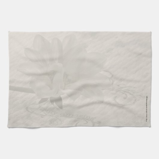 本当に素晴らしいダリア キッチンタオル (横)