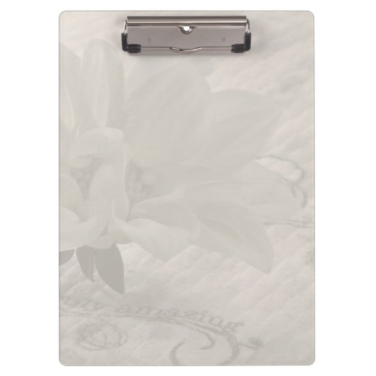 本当に素晴らしいダリア クリップボード (正面)