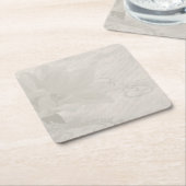 本当に素晴らしいダリア スクエアペーパーコースター (アングル)