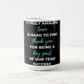 本当に素晴らしいチームは見つける懸命である コーヒーマグカップ (中央)