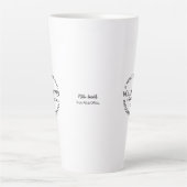 本当に素晴らしいボランティア カフェラテマグ (正面)