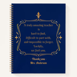 本当に素晴らしい先生は、なかなか見つけることができない ノートブック