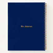 本当に素晴らしい先生は、なかなか見つけることができない ノートブック (裏面)