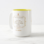 本当に素晴らしい先生は、Two-Tone cを見つけるための懸命である ツートーンマグカップ (正面左)