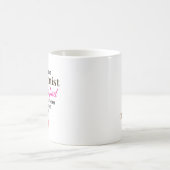 本当に素晴らしい受付係 - 名前入りギフト コーヒーマグカップ (中央)