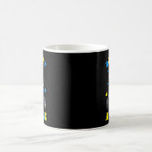 本当に素晴らしい恐竜の世界 ダウン症の日 コーヒーマグカップ (中央)