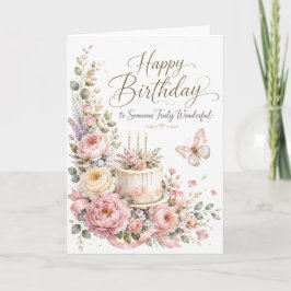 本当に素晴らしい方への誕生日おめでとうございます カード