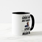 本当に素晴らしお母さん最高のだ、トランプ マグカップ (正面右)