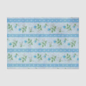 本当に素朴で栄えグランジた青いデコページ 薄葉紙 (正面)