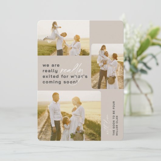 本当に終了ベージュホリデー妊娠の発表 シーズンカード (スタンド正面)