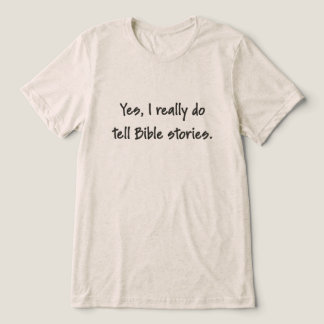 本当に聖書の物語を語っています - 黒文字 トライブレンドTシャツ