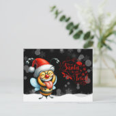 本当に親愛試したチーキービーサンタ ポストカード (スタンド正面)