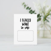 本当に言いたい… ポストカード (スタンド正面)