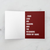 本当に誓うよ..いたずらな面白いバレンタインカード カード (内部)