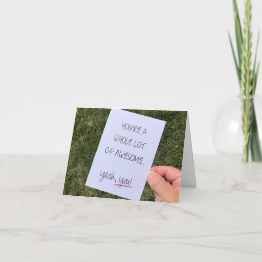 本当に誰かのための「父の日」**素晴らし** カード (正面)