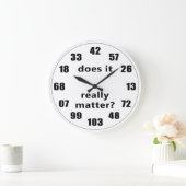 本当に重要なの？ ラージ壁時計 (ホーム)