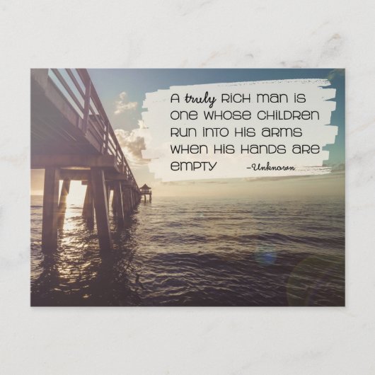 本当に金持ち ポストカード (正面)