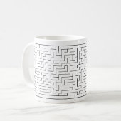 本当に面白い本格的な解ける迷路 コーヒーマグカップ (正面左)