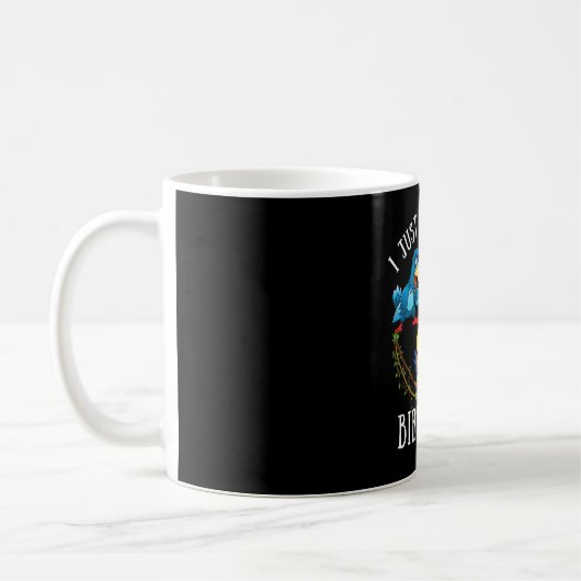 本当に鳥が好きなの？おもしろいオウム コーヒーマグカップ (左)