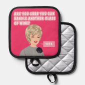 本当に？うん。 鍋敷き (正面/裏面)