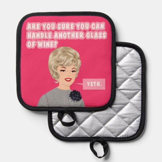 本当に？うん。 鍋敷き (正面/裏面)