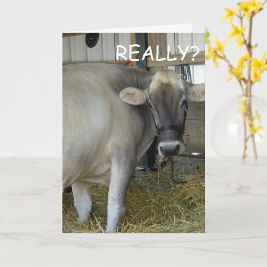 本当に？グーグー！ カード (黄色い花)