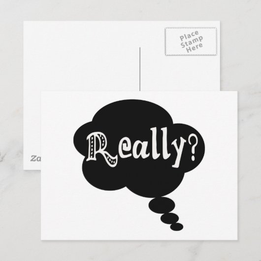 本当に? ポストカード (正面/裏面)