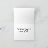 本当に「嬉しい」よ おめでとう カード (内部)