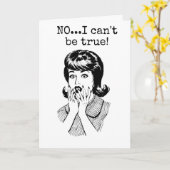 本当に***40歳の誕生日？」 お嬢さん カード (黄色い花)