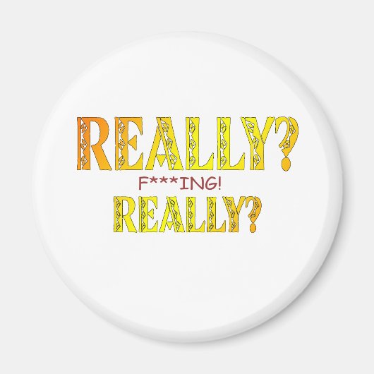 本当に？F******本当に？ マグネット (正面)