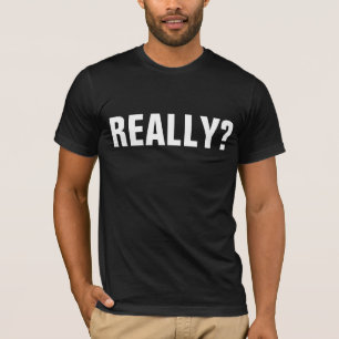 本当に?Tシャツ Tシャツ