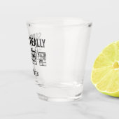 本当にDGAFギターコードおもしろいカスタム ショットグラス (右)