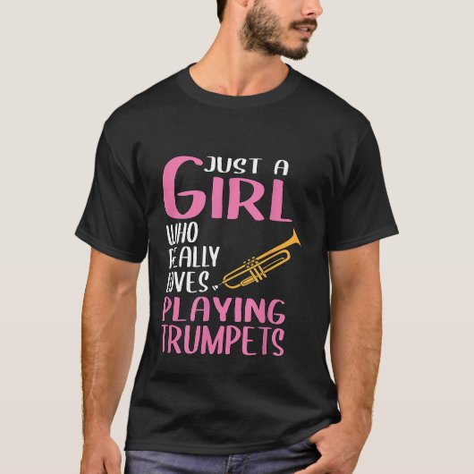本当にTを愛する女の子だけ遊の女性の贈り物 Tシャツ (正面)