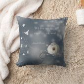 本当のおとぎ話の結婚式の引き出物 クッション (ブランケット)