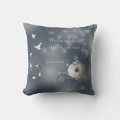 本当のおとぎ話の結婚式の引き出物 クッション (正面)