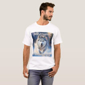 本当のアスリートは…雪の中で裸で走る Tシャツ (正面フル)
