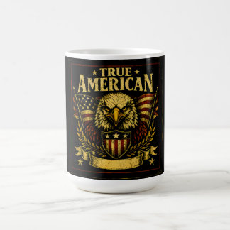 本当のアメリカ人 - 誇り高き愛国者 プライドを貫く コーヒーマグカップ