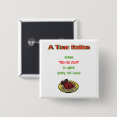 本当のイタリア人Pin 缶バッジ (正面&裏面)